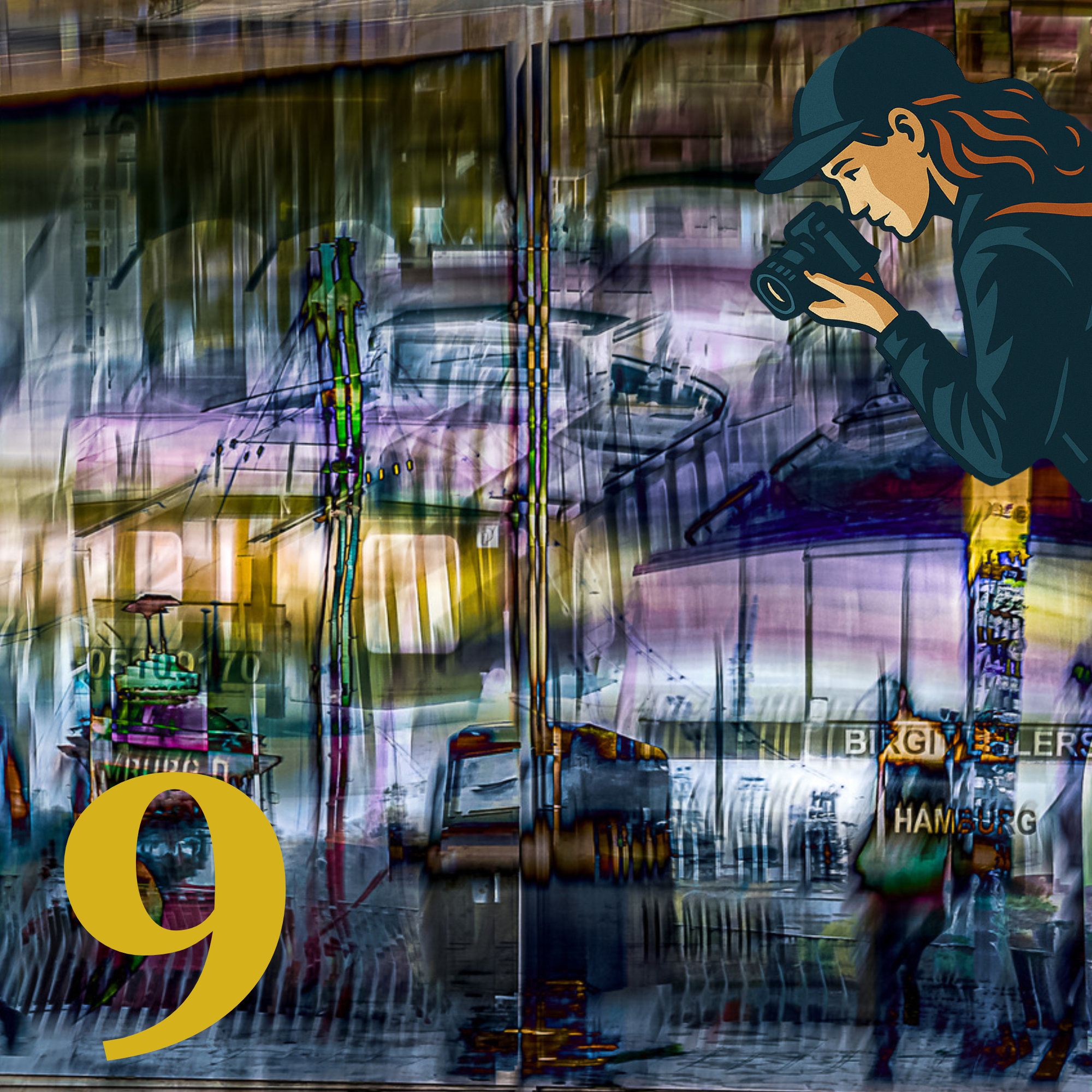 Dia 9 - Farbenrausch im Hamburger Hafen mit Beate Scheffler