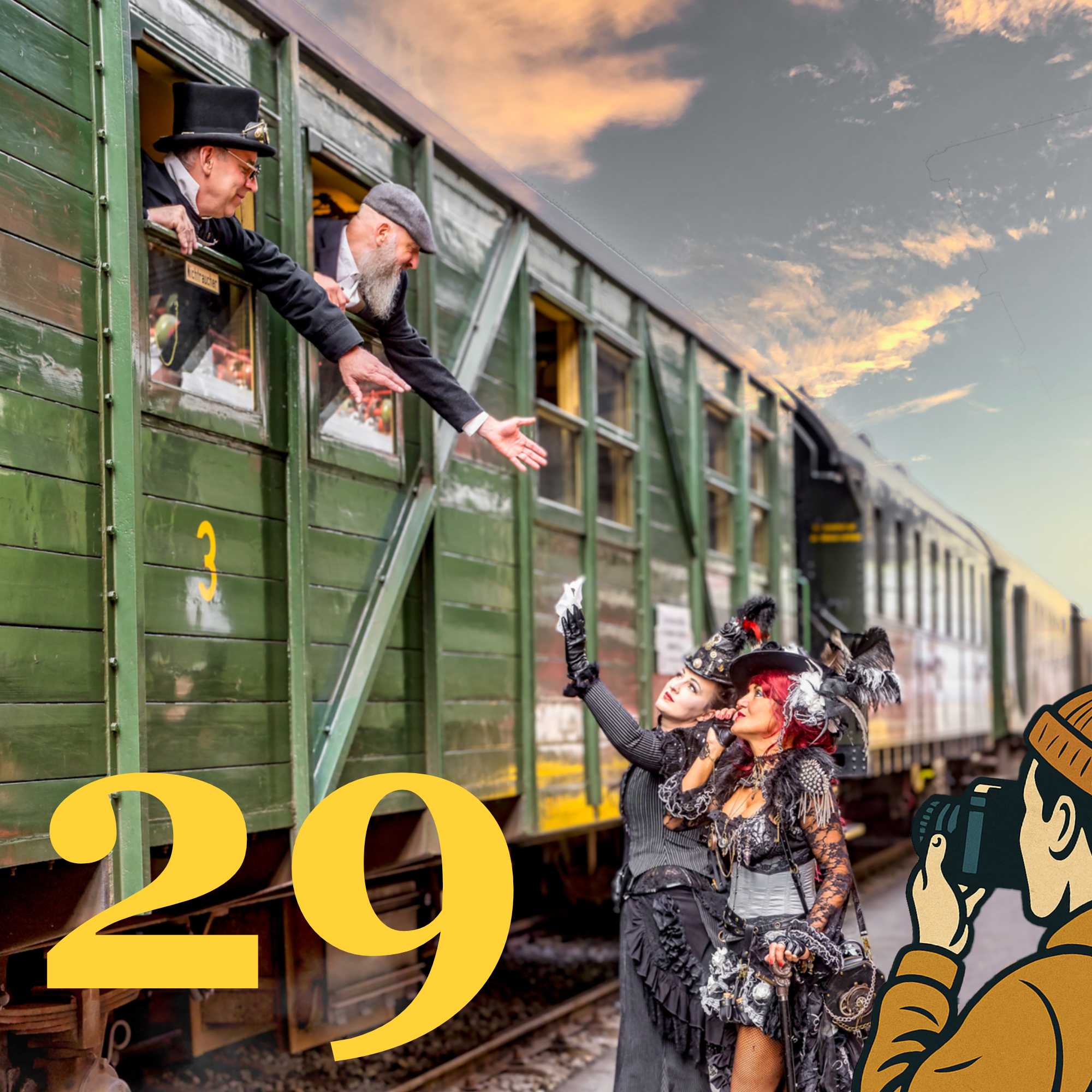 Dia 29 - Steampunk im Bahnmuseum mit Burkhard Pook